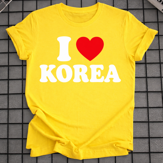 I LOVE KOREA T-SHIRT