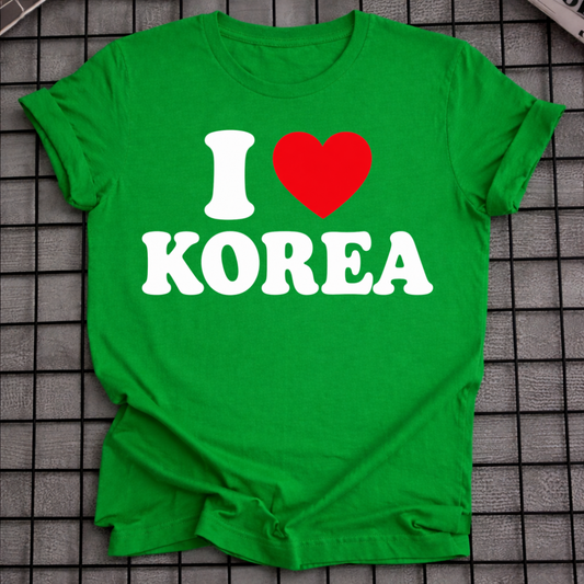 I LOVE KOREA T-SHIRT