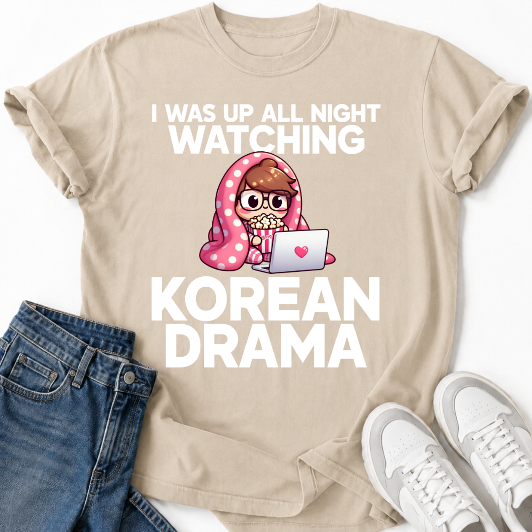 K-DRAMA BINGE WATCHING NIGHT T-SHIRT