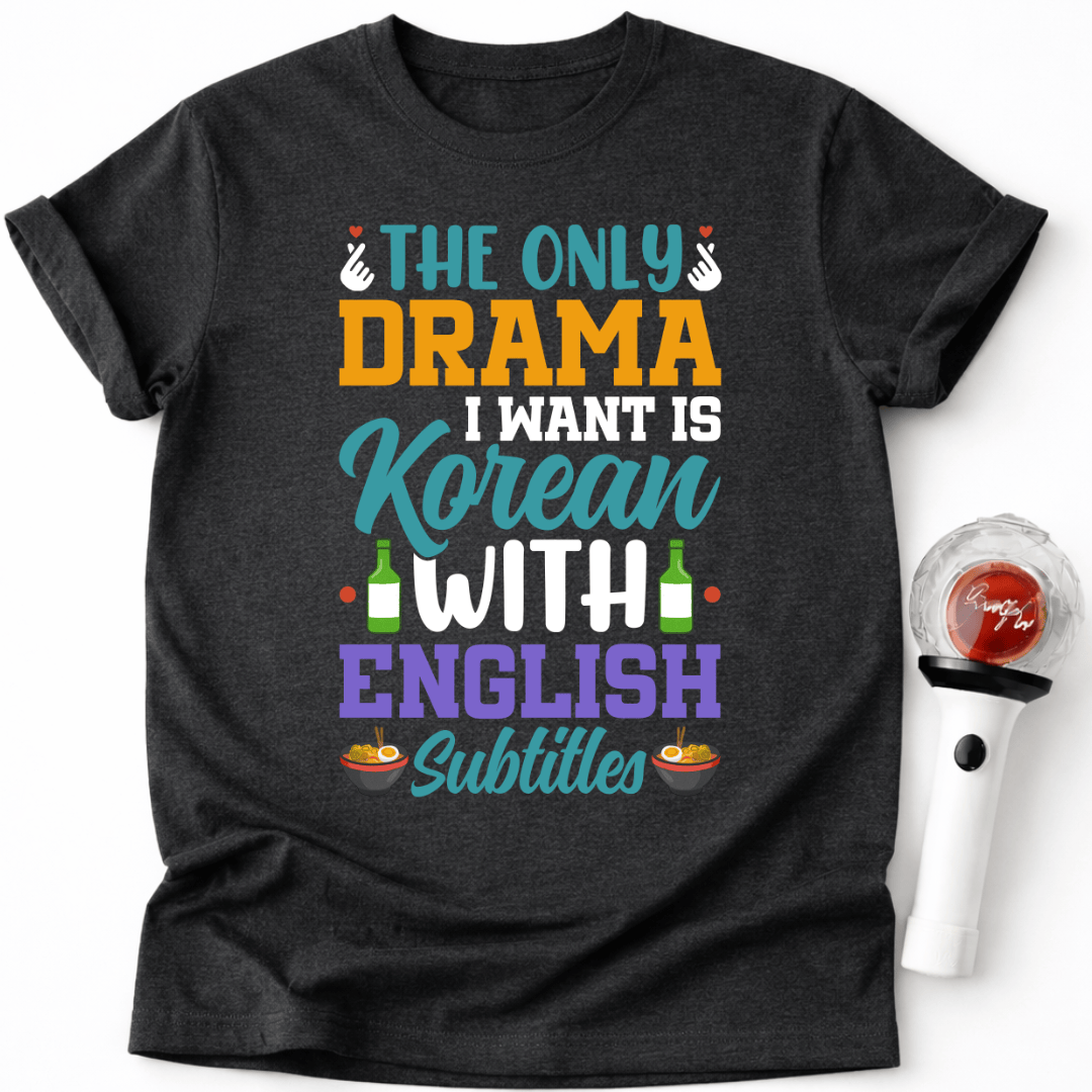 T-SHIRT MIT ENGLISCHEN UNTERTITELN