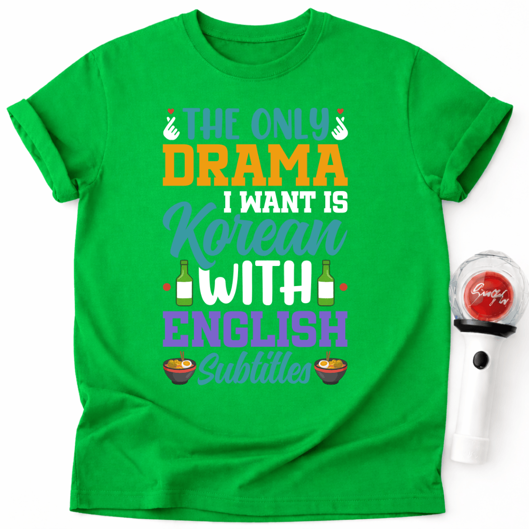 T-SHIRT MIT ENGLISCHEN UNTERTITELN