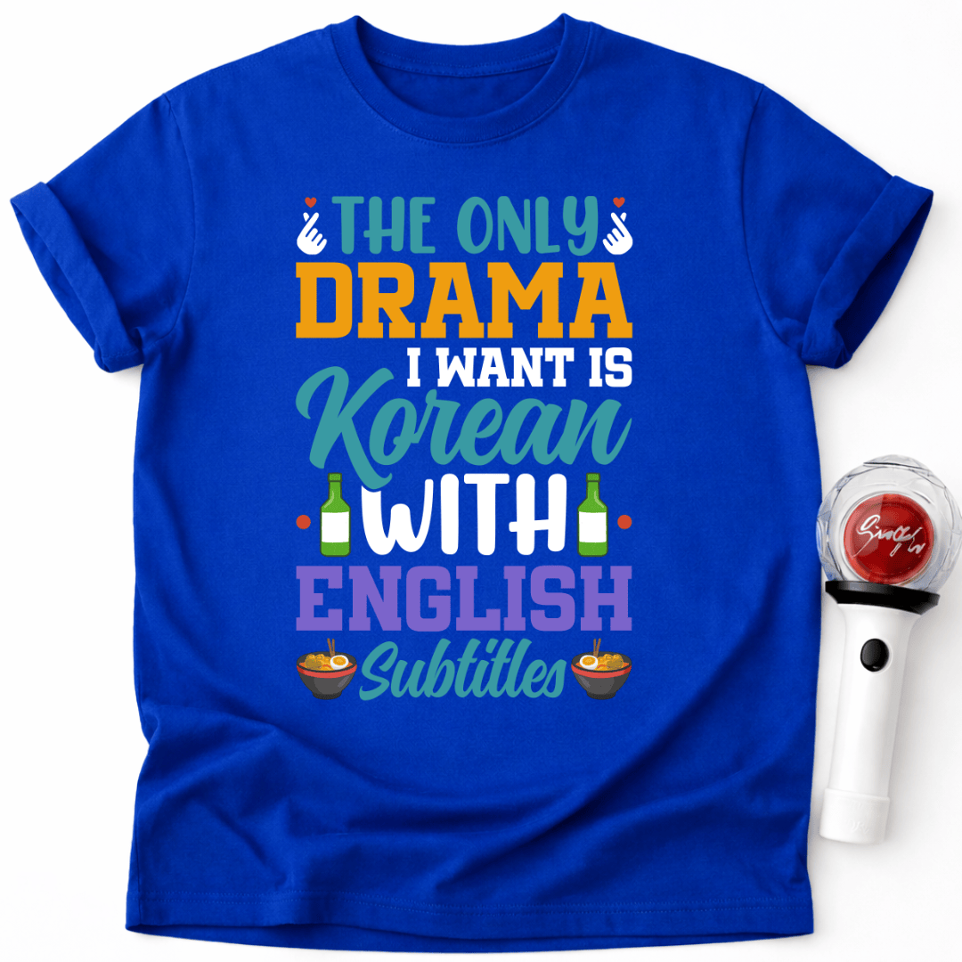 T-SHIRT MIT ENGLISCHEN UNTERTITELN
