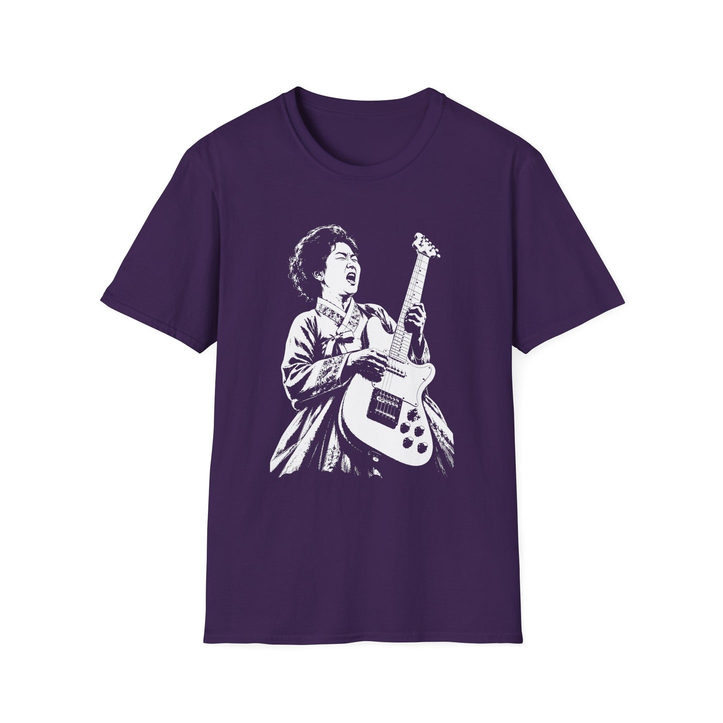 T-Shirt — Vintage Rock Guitarist Graphic Tee
