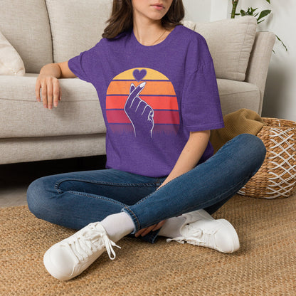 Retro Love Hand Unisex Softstyle T-Shirt - Perfect Gift for Everyday Wear