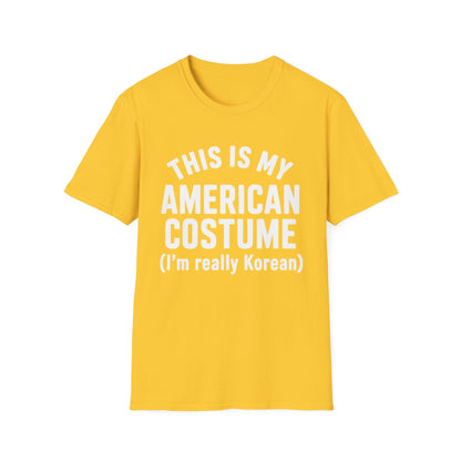 This Is My American Costume T-Shirt (I’m Really Korean)