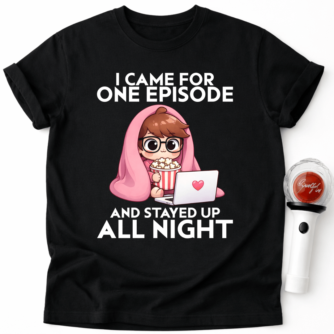 DIE GANZE NACHT AUFGEBLIEBEN T-SHIRT