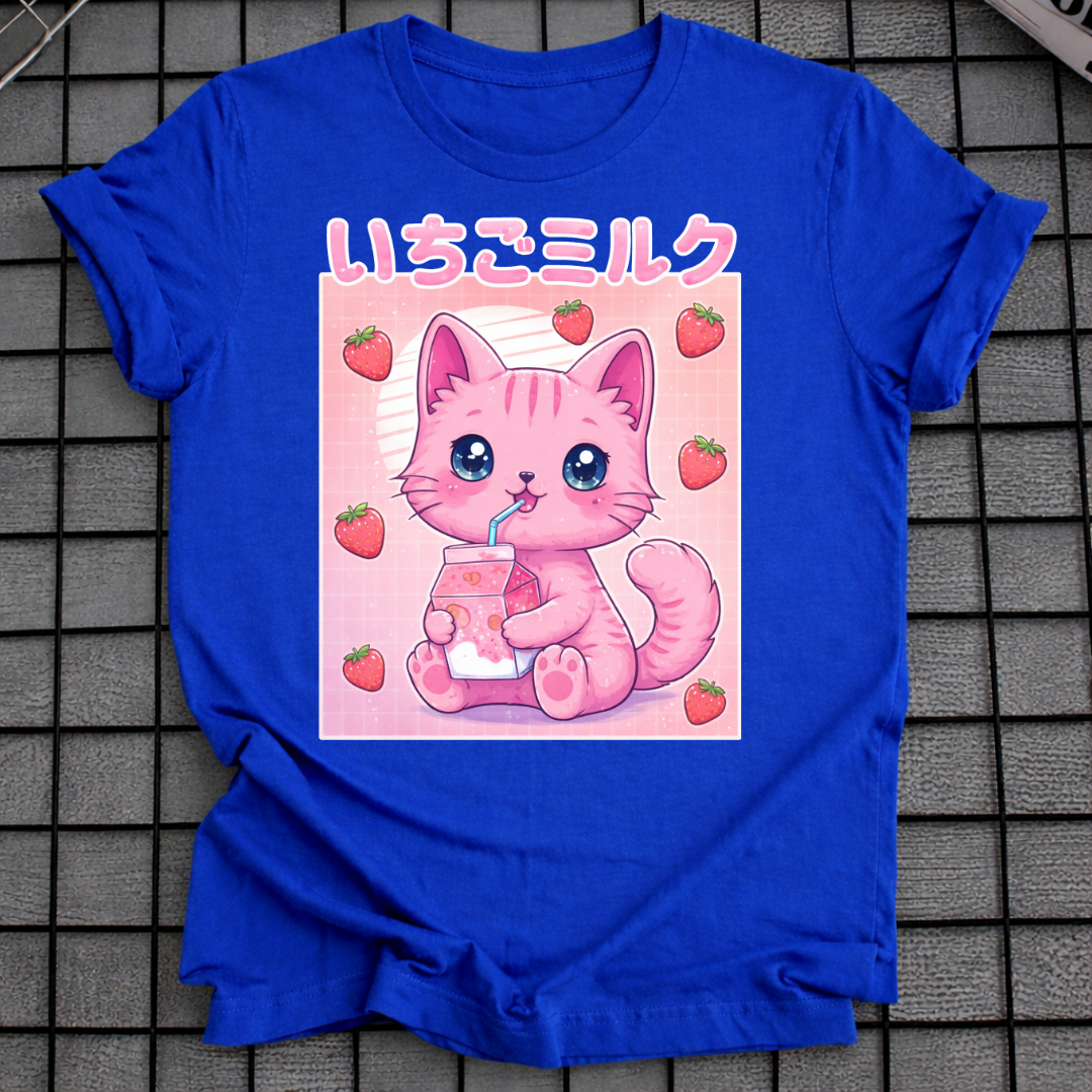 ERDBEERMILCH KATZEN-T-SHIRT