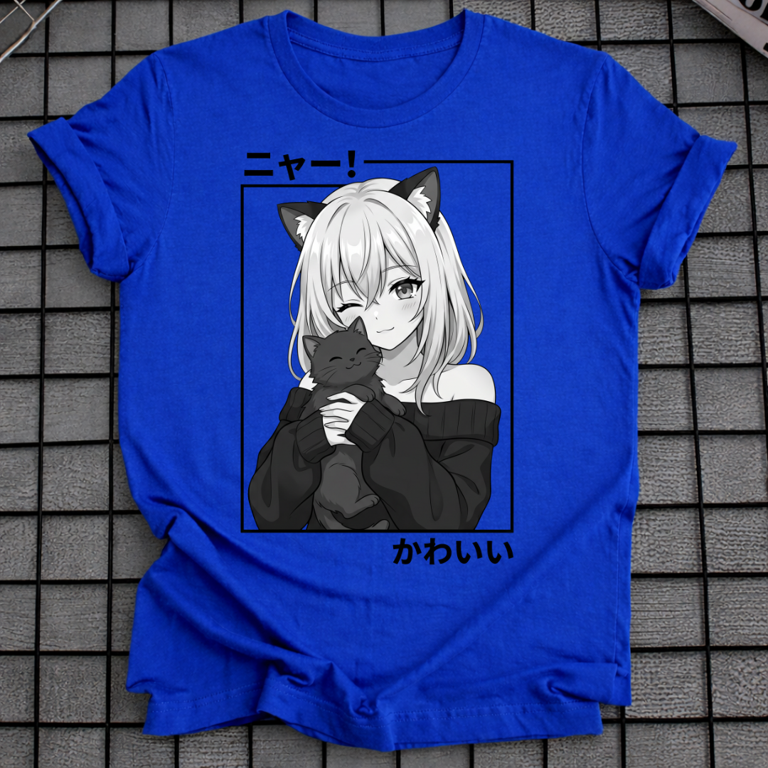 ANIME NEKO GIRL T-SHIRT