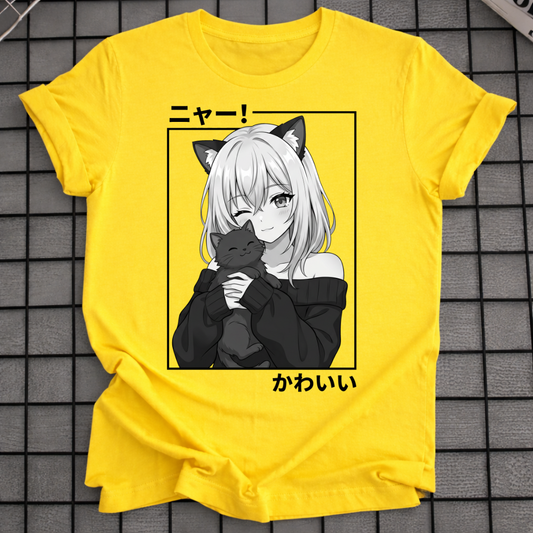 ANIME NEKO GIRL T-SHIRT