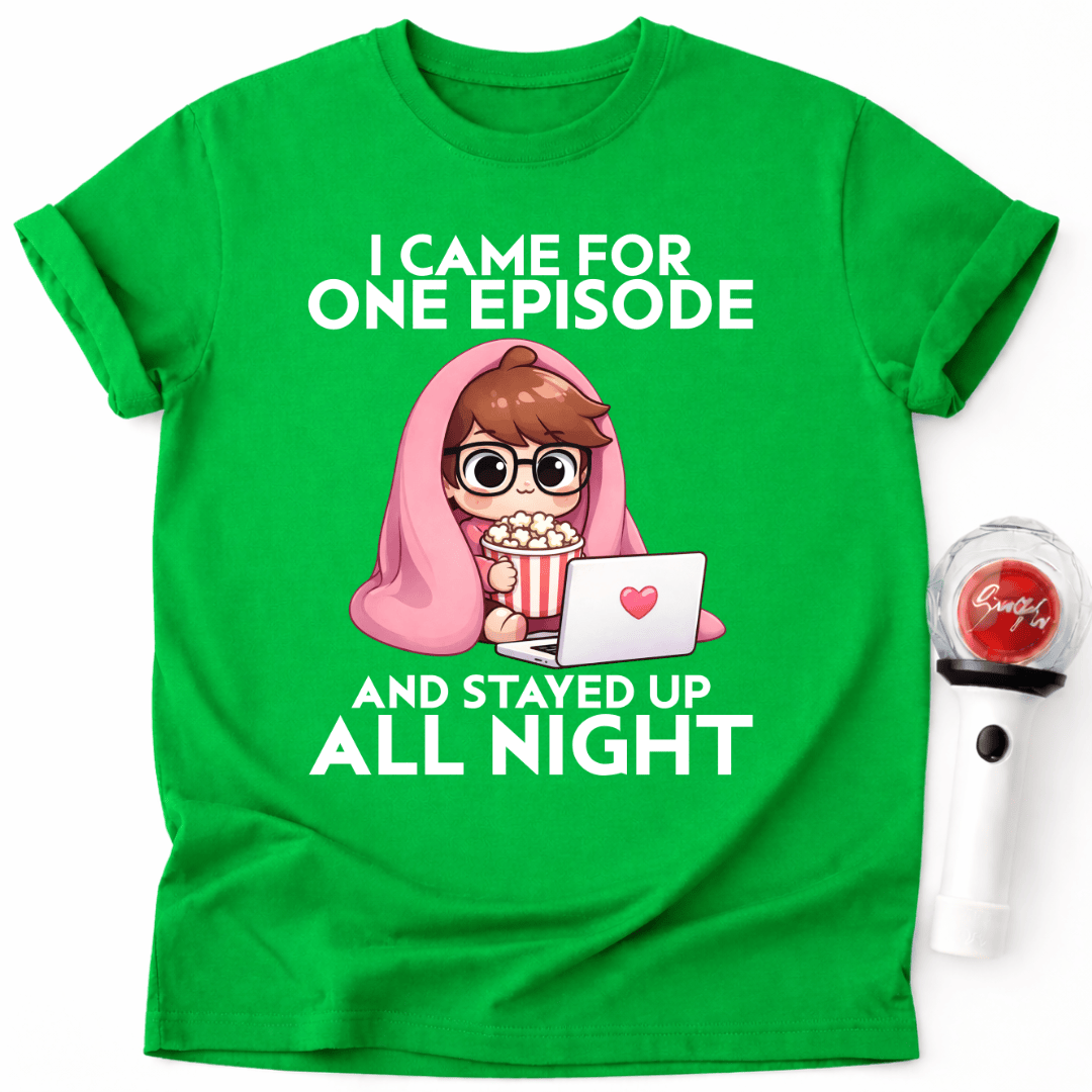 DIE GANZE NACHT AUFGEBLIEBEN T-SHIRT