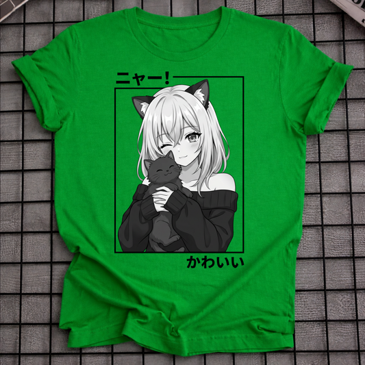 ANIME NEKO GIRL T-SHIRT