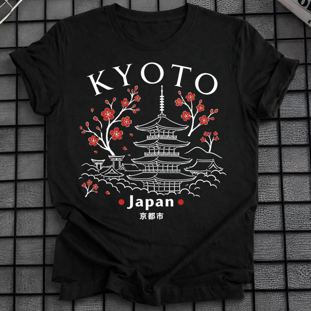 KYOTO KIRSCHBLÜTEN-T-SHIRT