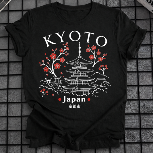KYOTO KIRSCHBLÜTEN-T-SHIRT