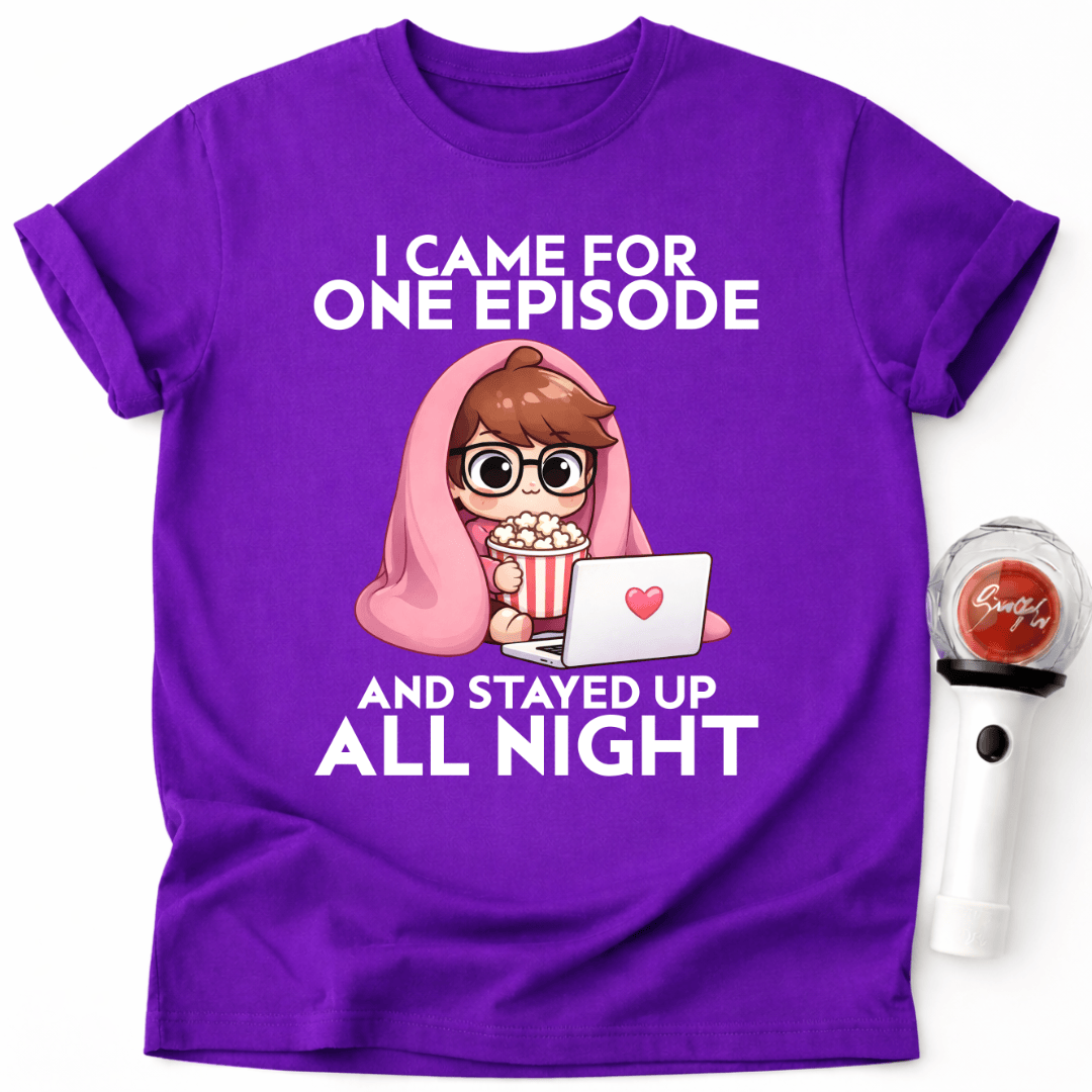 DIE GANZE NACHT AUFGEBLIEBEN T-SHIRT