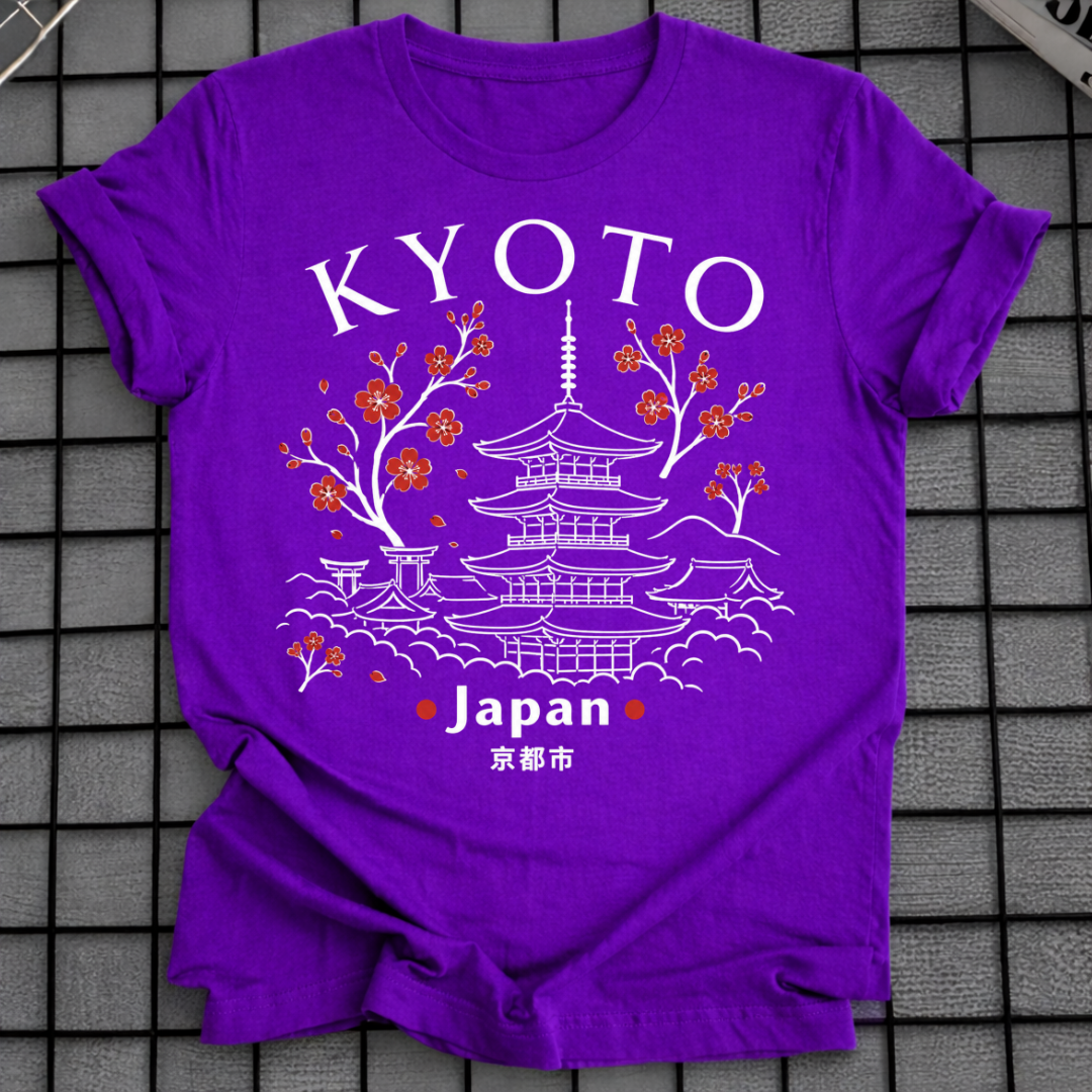 KYOTO KIRSCHBLÜTEN-T-SHIRT