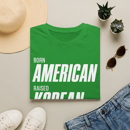 Born American Raised Korean Proud Both T-Shirt