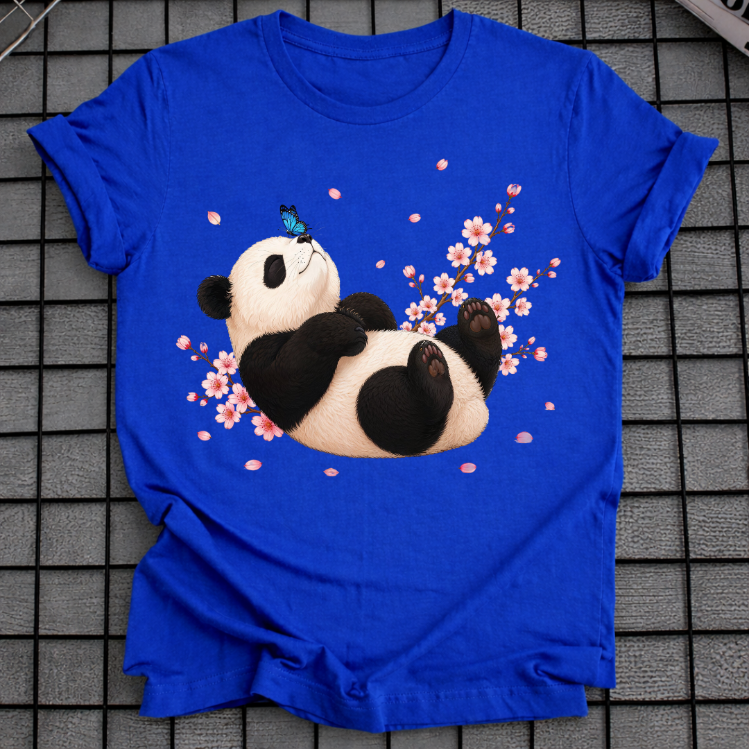 PANDA & KIRSCHBLÜTEN T-SHIRT