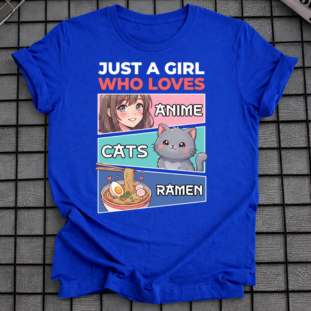 ANIME KATZEN RAMEN T-SHIRT