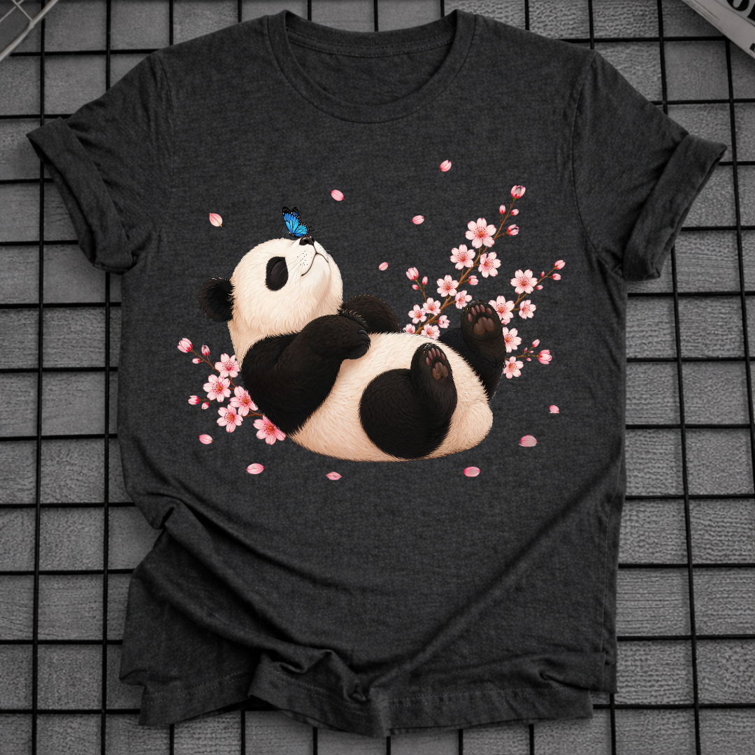 PANDA & KIRSCHBLÜTEN T-SHIRT