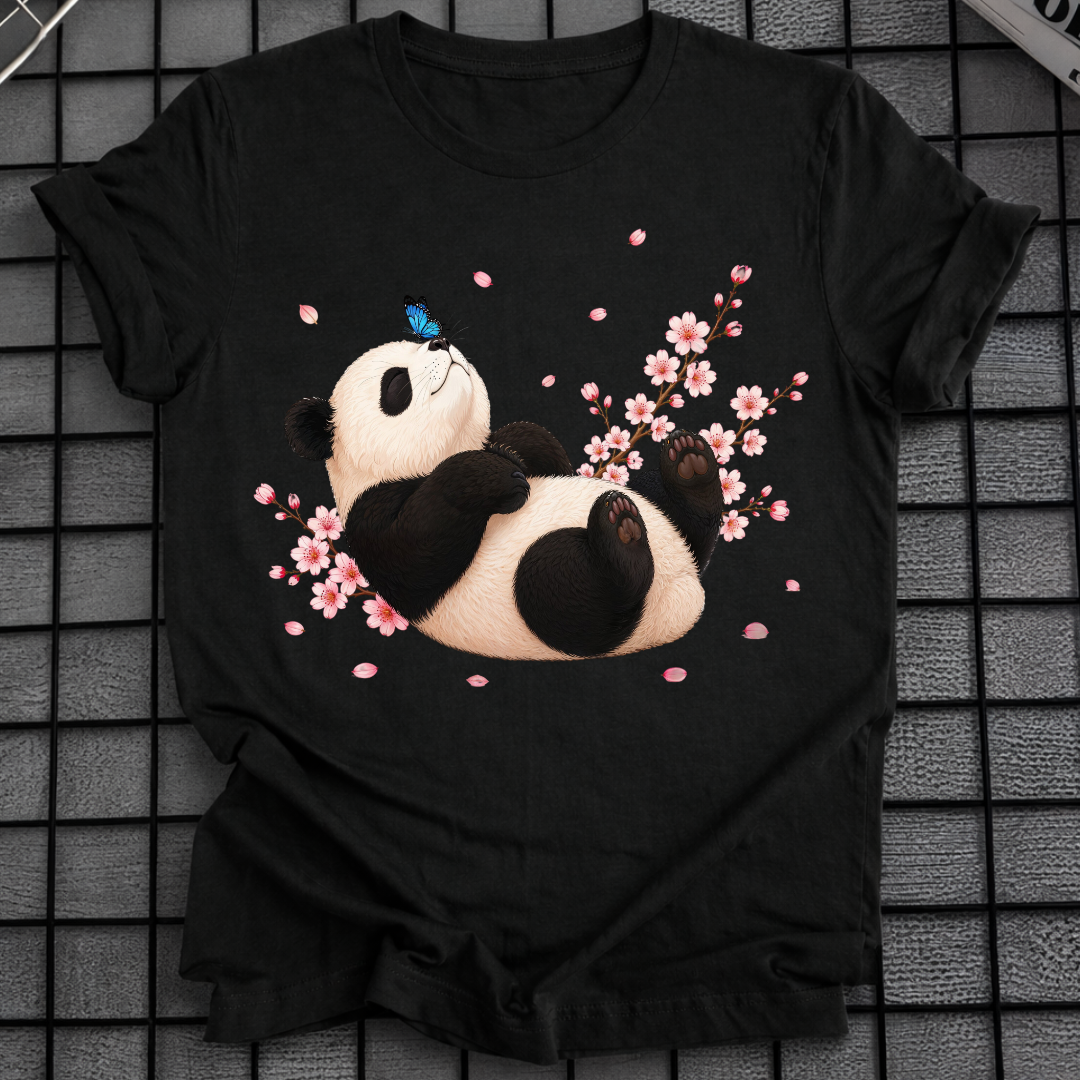 PANDA & KIRSCHBLÜTEN T-SHIRT