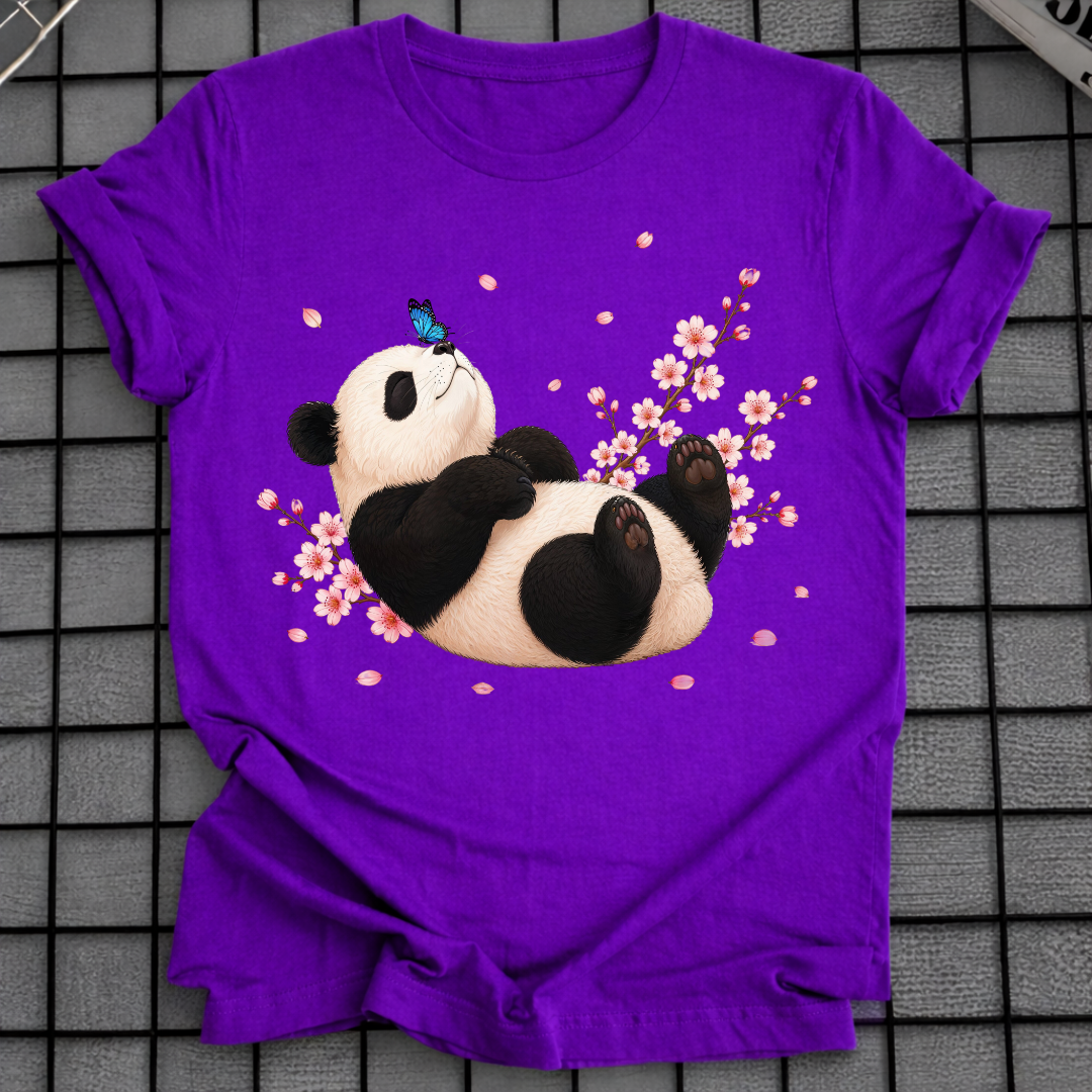 PANDA & KIRSCHBLÜTEN T-SHIRT