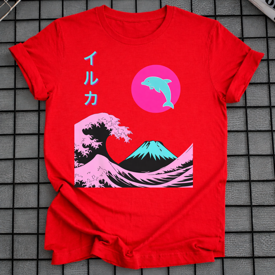 UKIYO-E BERG FUJI T-SHIRT