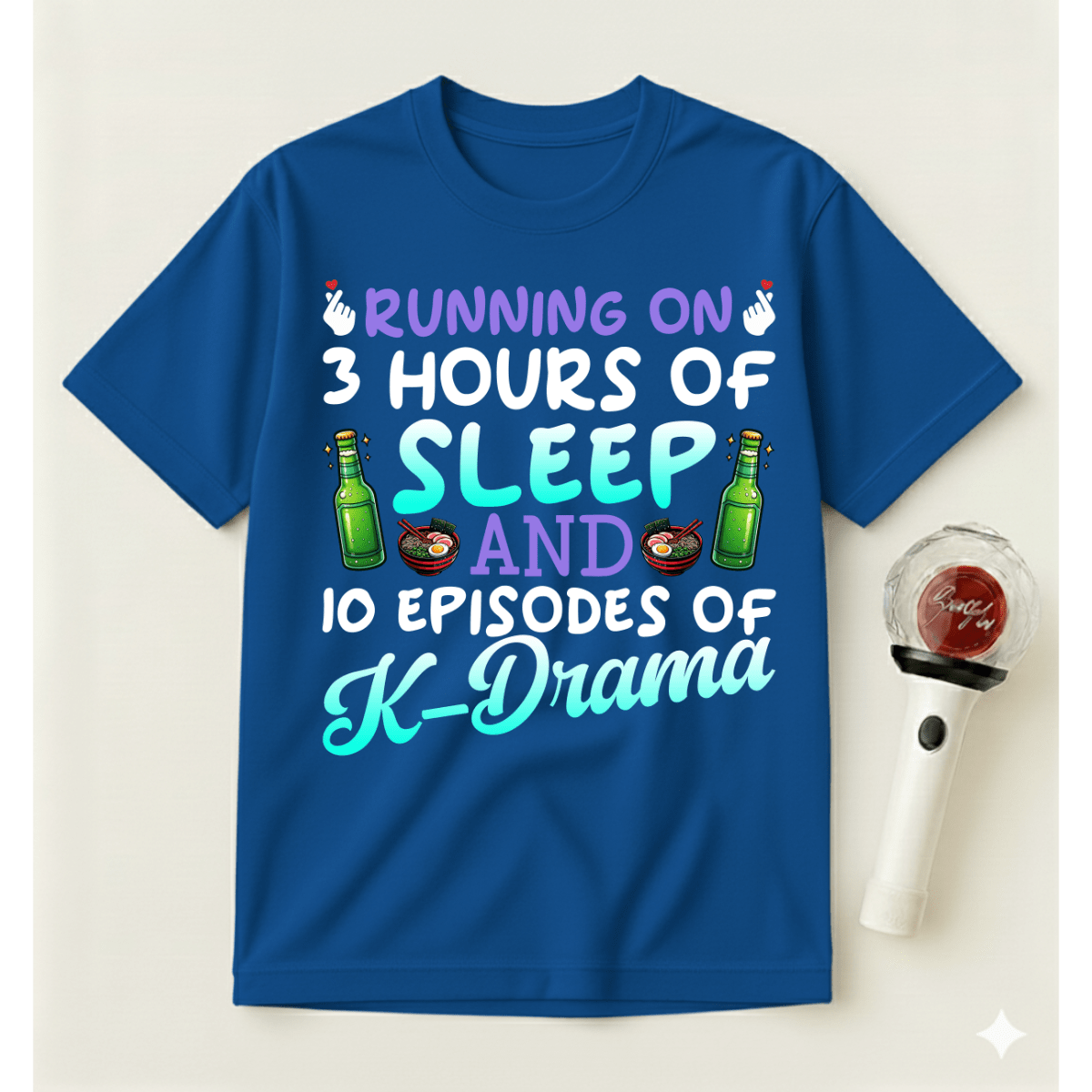 RUNNING ON 3 HOURS OF SLEEP T-SHIRT