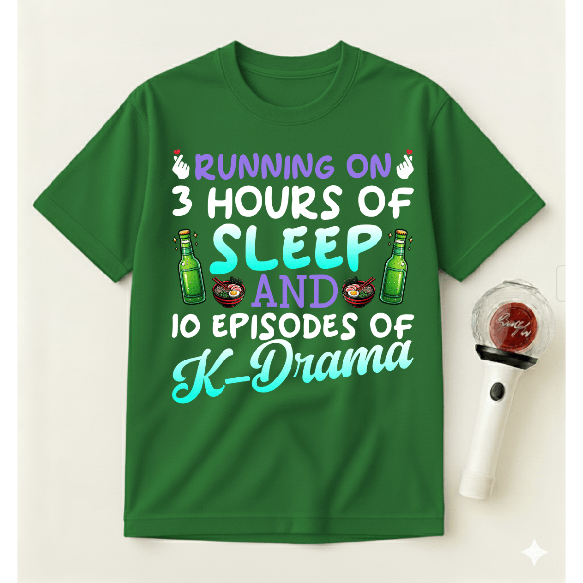 RUNNING ON 3 HOURS OF SLEEP T-SHIRT