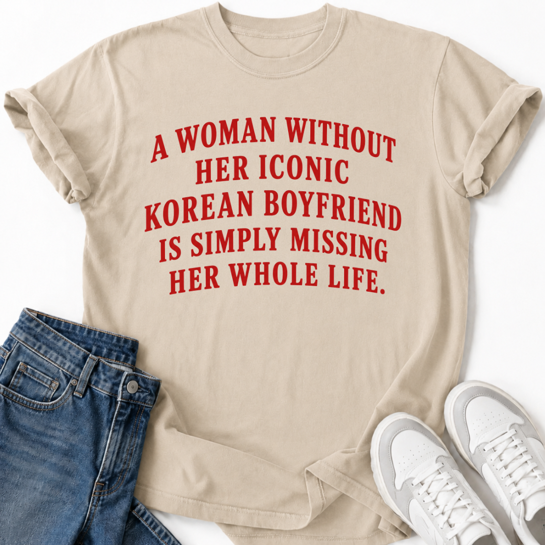 ICONIC KOREAN BOYFRIEND T-SHIRT