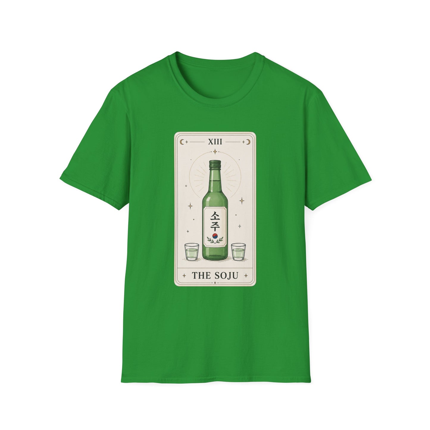 Soju Tarot T-Shirt — Illustrated Bottle 'The Soju' Graphic Tee