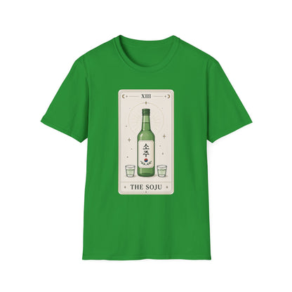 Soju Tarot T-Shirt — Illustrated Bottle 'The Soju' Graphic Tee