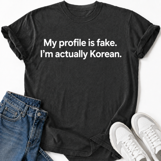I'M ACTUALLY KOREAN T-SHIRT