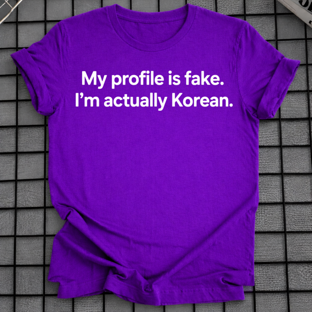 I'M ACTUALLY KOREAN T-SHIRT