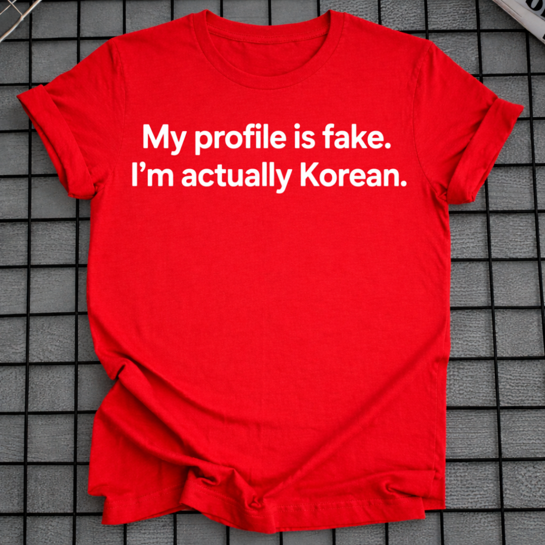 I'M ACTUALLY KOREAN T-SHIRT
