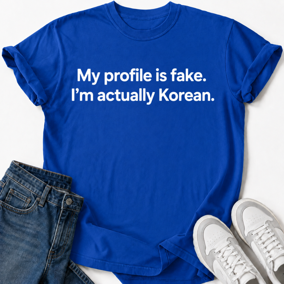 I'M ACTUALLY KOREAN T-SHIRT