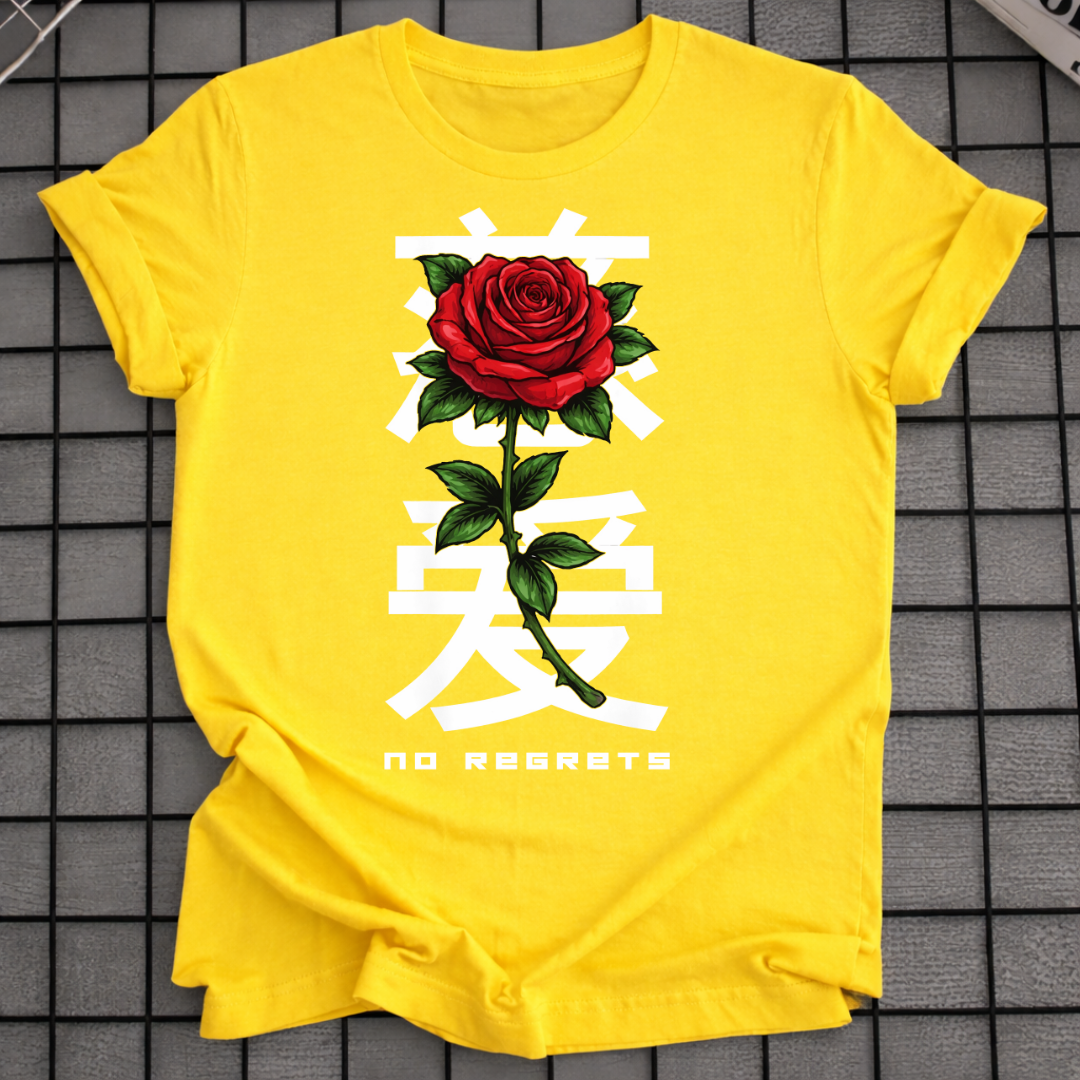 T-SHIRT KEIN BEDAUERN ROSE