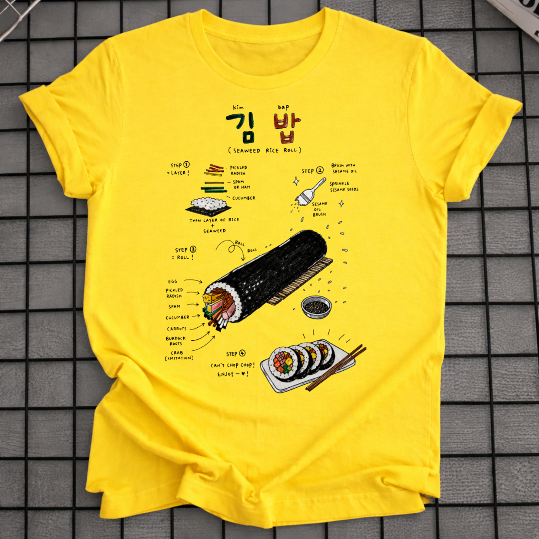 KIMBAP RECIEPE T-SHIRT