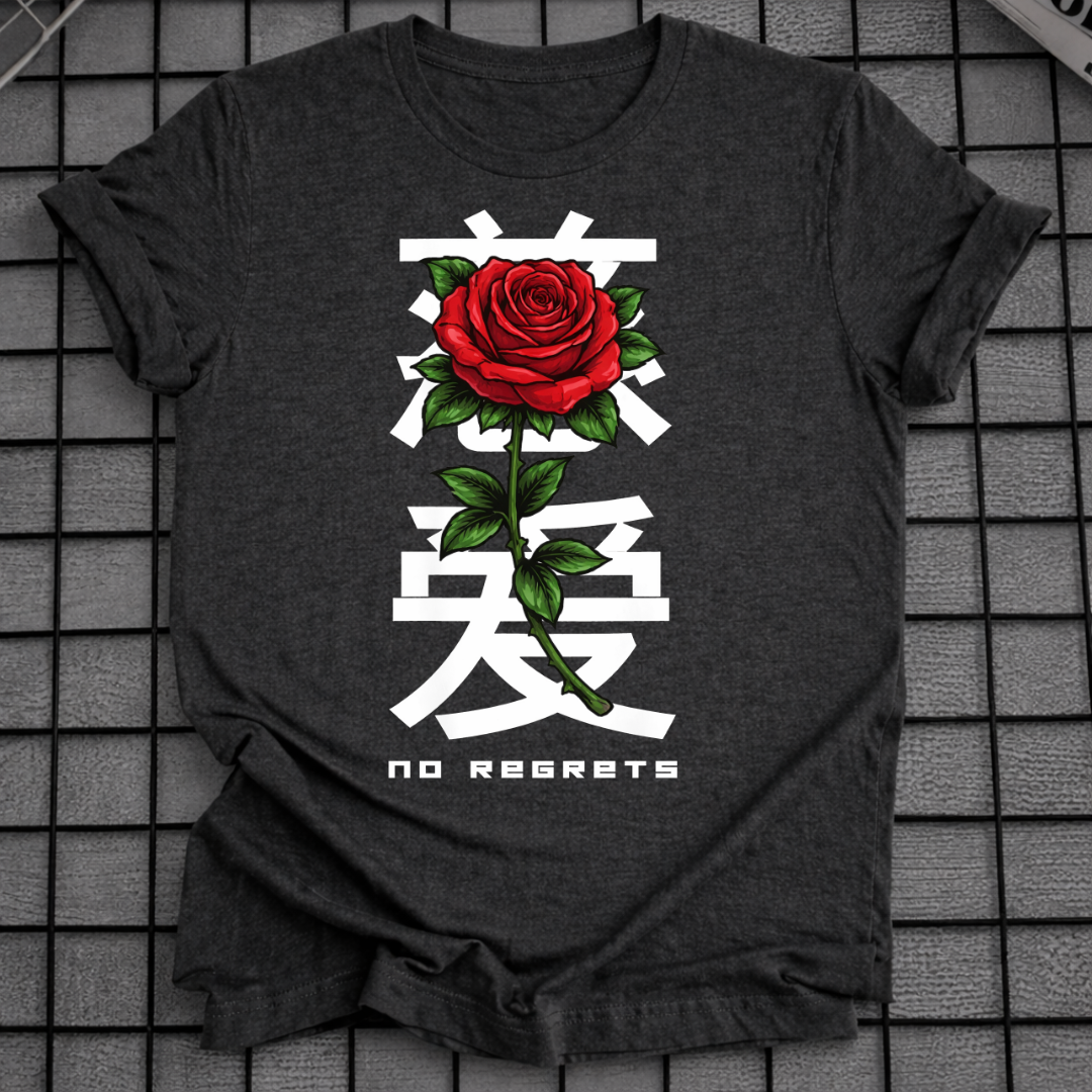 T-SHIRT KEIN BEDAUERN ROSE