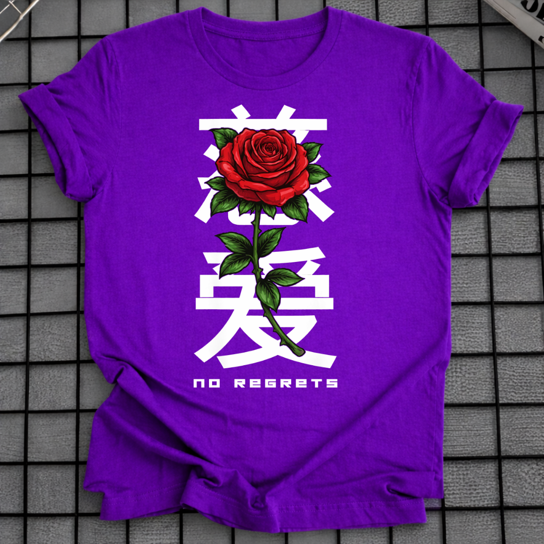 T-SHIRT KEIN BEDAUERN ROSE
