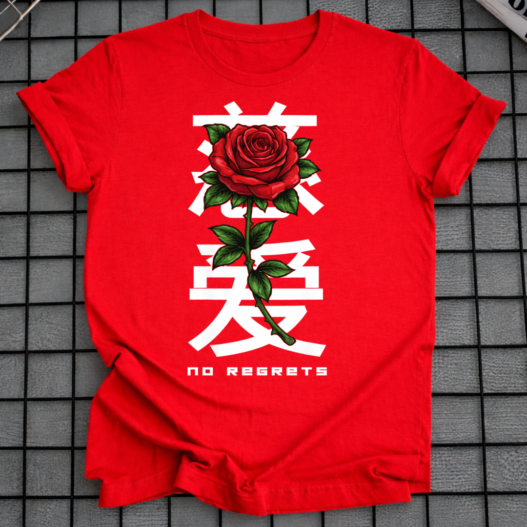 T-SHIRT KEIN BEDAUERN ROSE