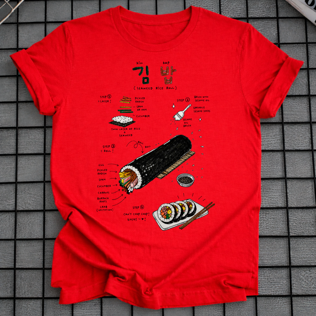 KIMBAP RECIEPE T-SHIRT