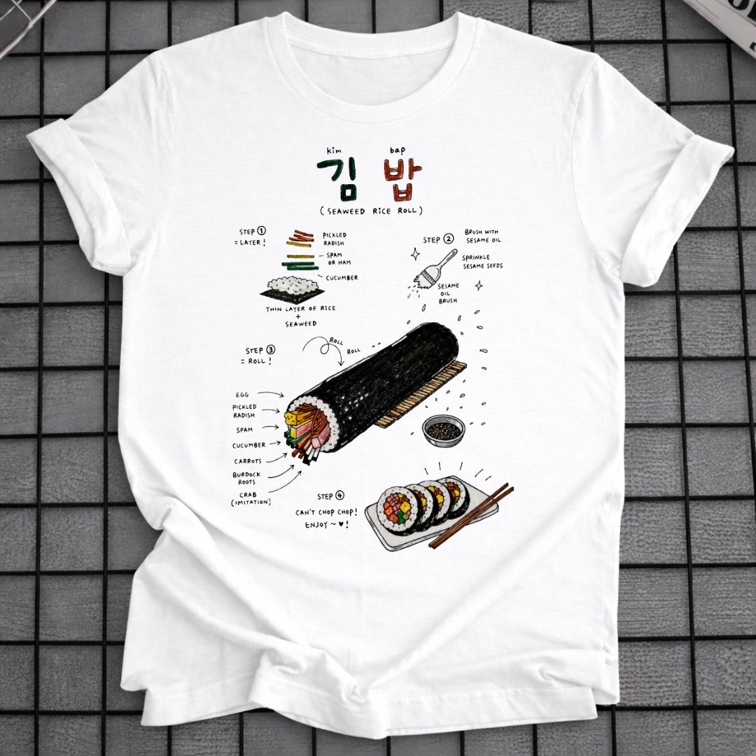 KIMBAP RECIEPE T-SHIRT
