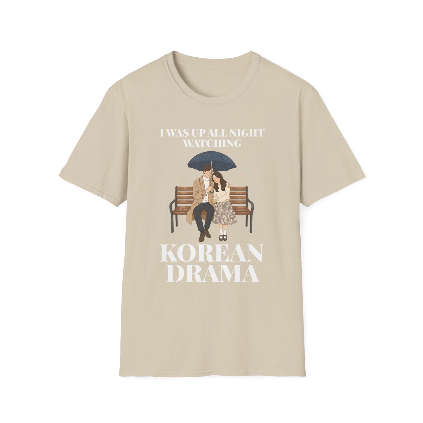 Korean Drama T-Shirt — "I Was Up All Night Watching" Fan Tee