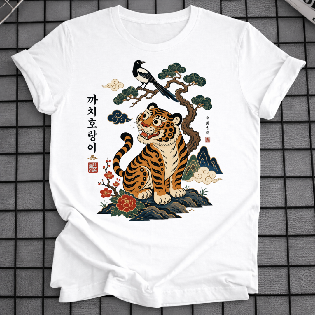 KKACHI HORANGI KOREAN TIGER T-SHIRT