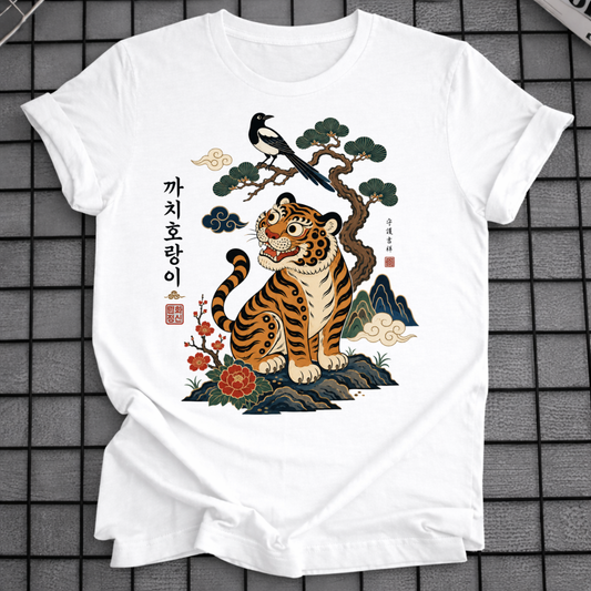 KKACHI HORANGI KOREAN TIGER T-SHIRT