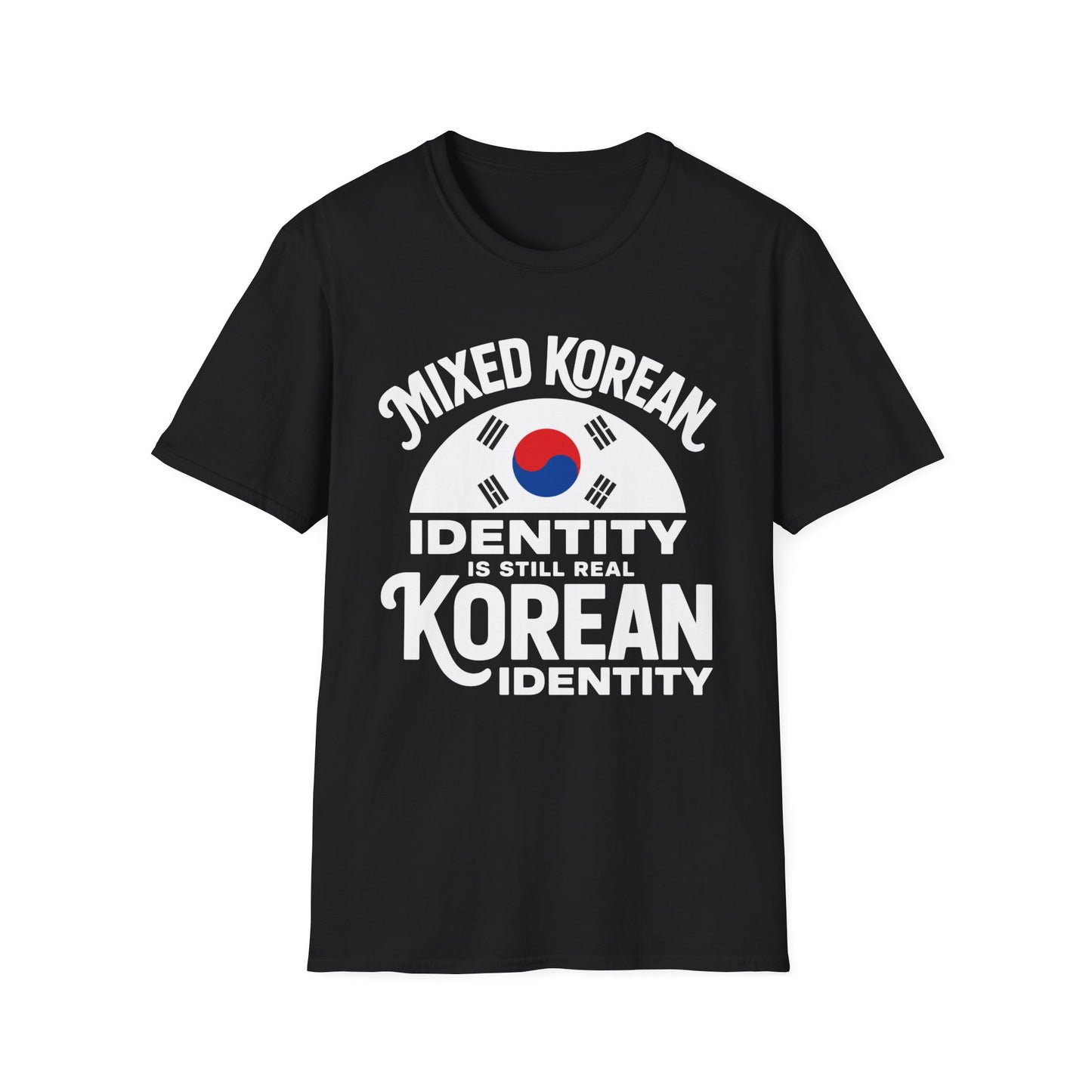 Mixed Korean Identity T-Shirt — Korean Flag Heritage Tee