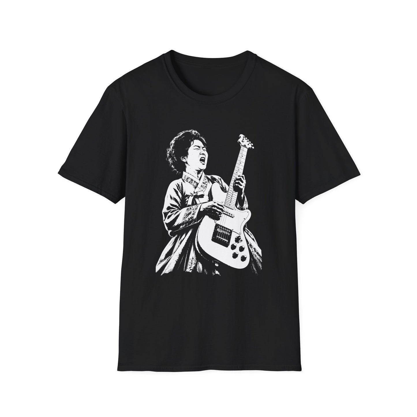 T-Shirt — Vintage Rock Guitarist Graphic Tee