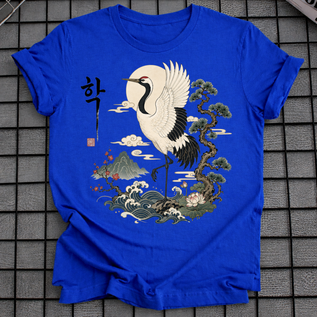 HAK KOREAN CRANE T-SHIRT