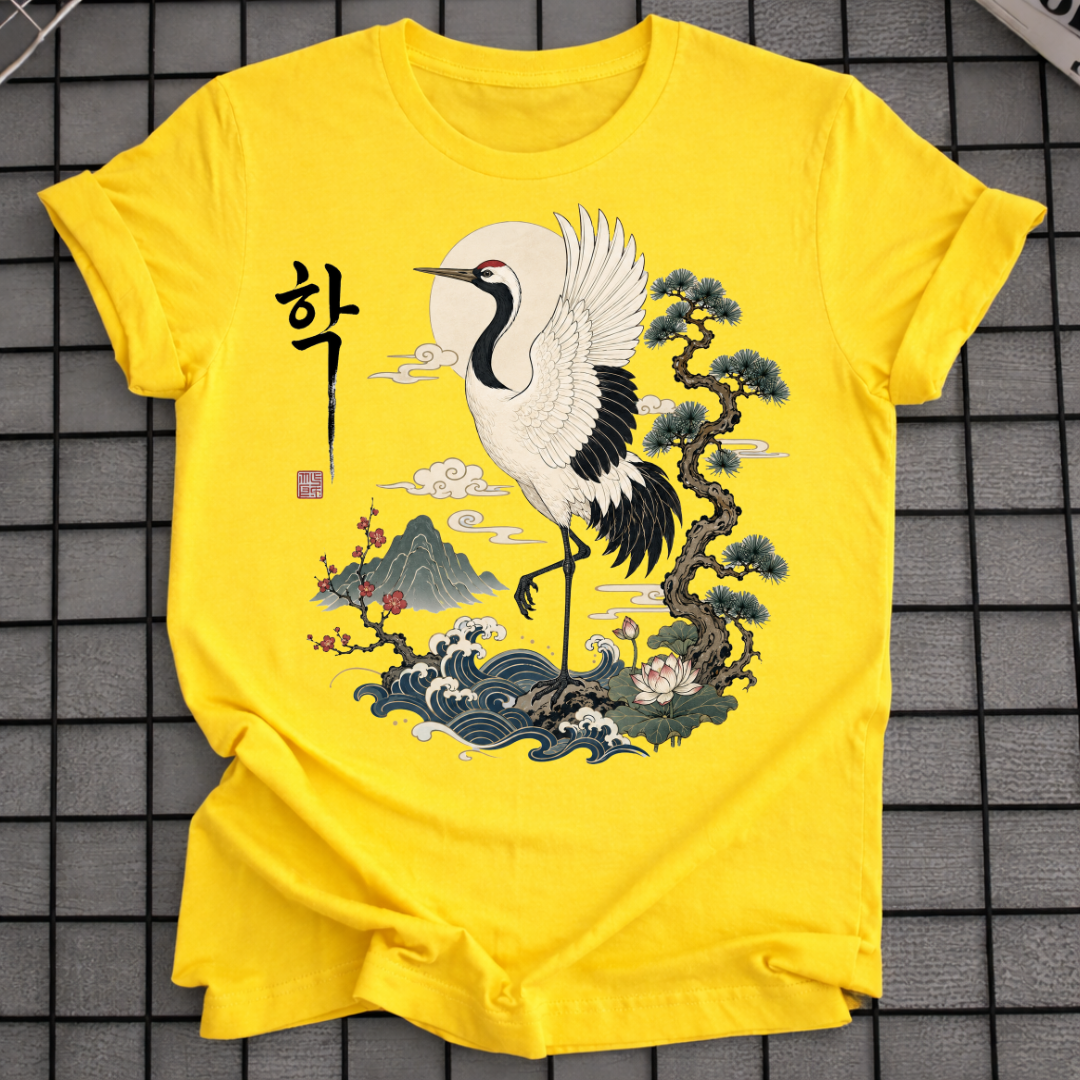 HAK KOREAN CRANE T-SHIRT
