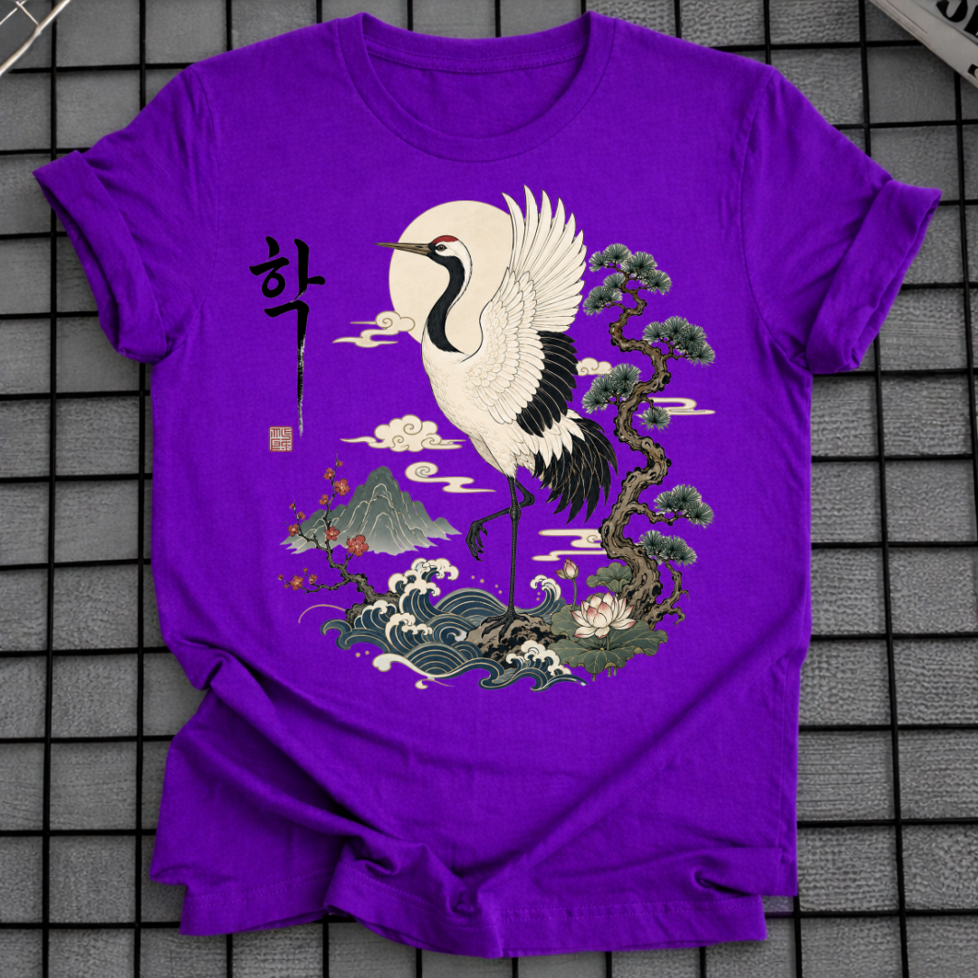 HAK KOREAN CRANE T-SHIRT